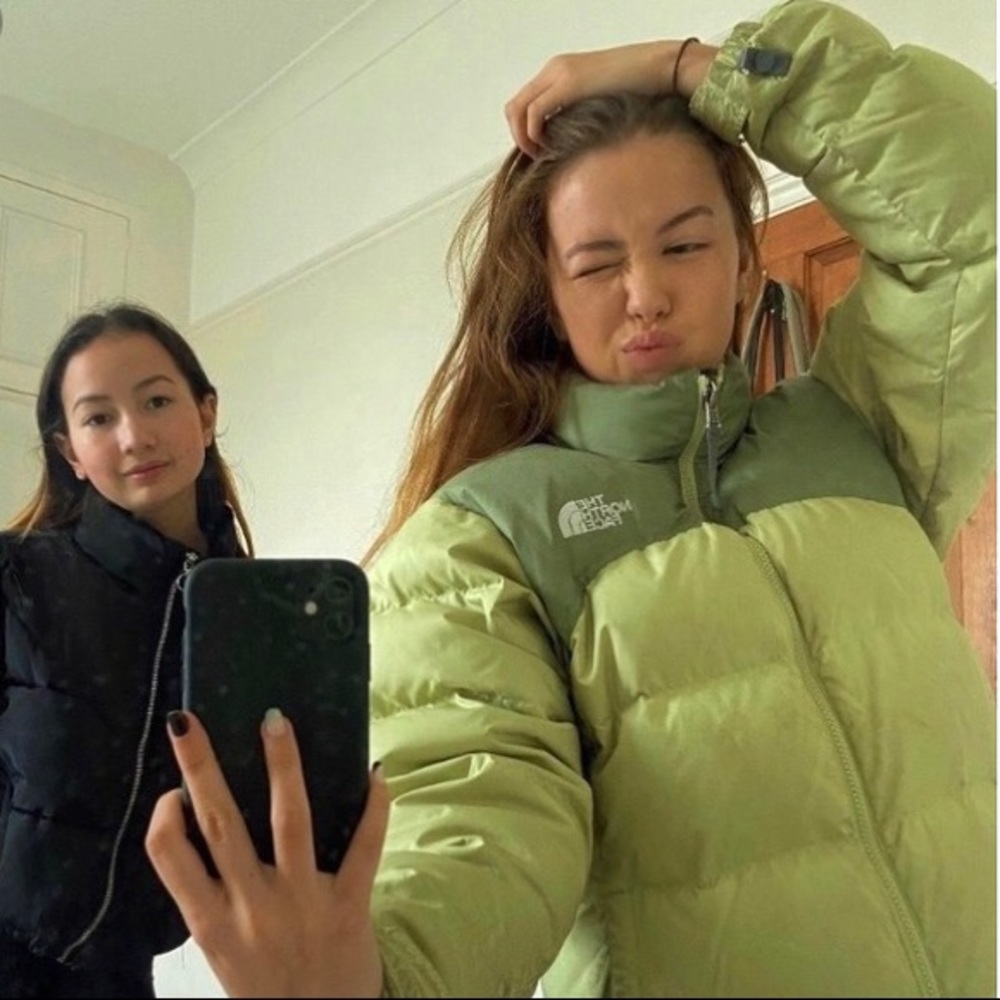 North Face 700 Two-Toned Nupste Puffer Jacket
